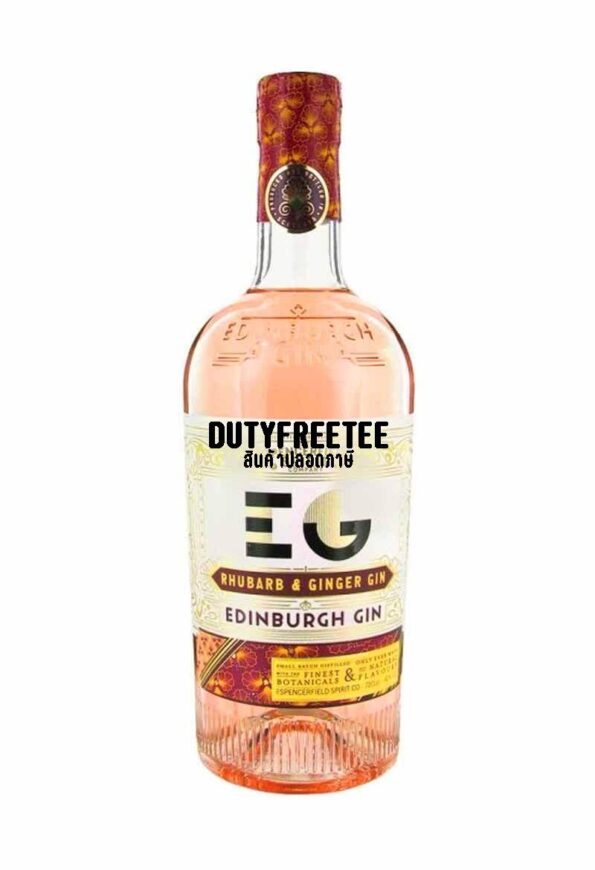ลัง 12 ขวด Edinburgh Gin Rhubarb and Ginger 1L - Image 1