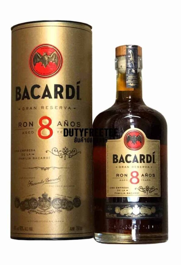 Bacardi Ron 8 Anos Reserva 1Liter - Image 1