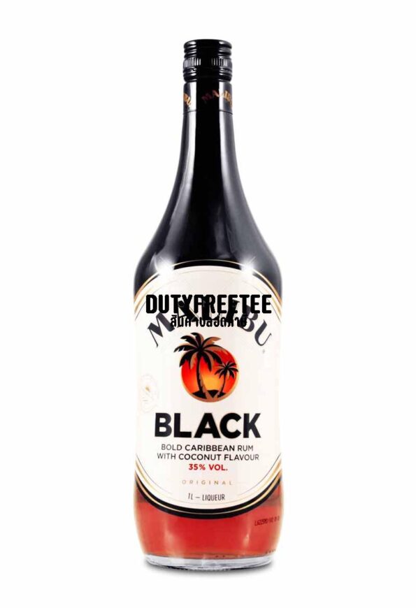 Malibu Black Rum 1L - Image 1