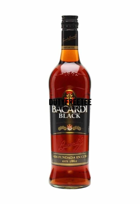 Bacardi Black Rum 1Liter - Image 1