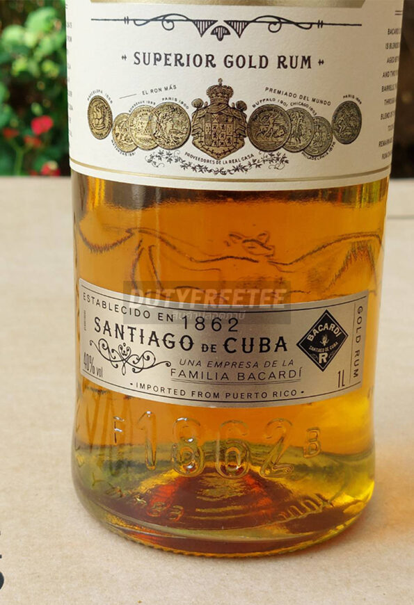 Bacardi Gold Rum 1Liter - Image 2