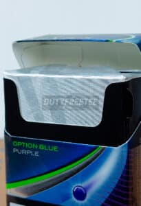 Mevius Option Blue Purple 1 เม็ดบีบ (จาก Japan) - Image 10