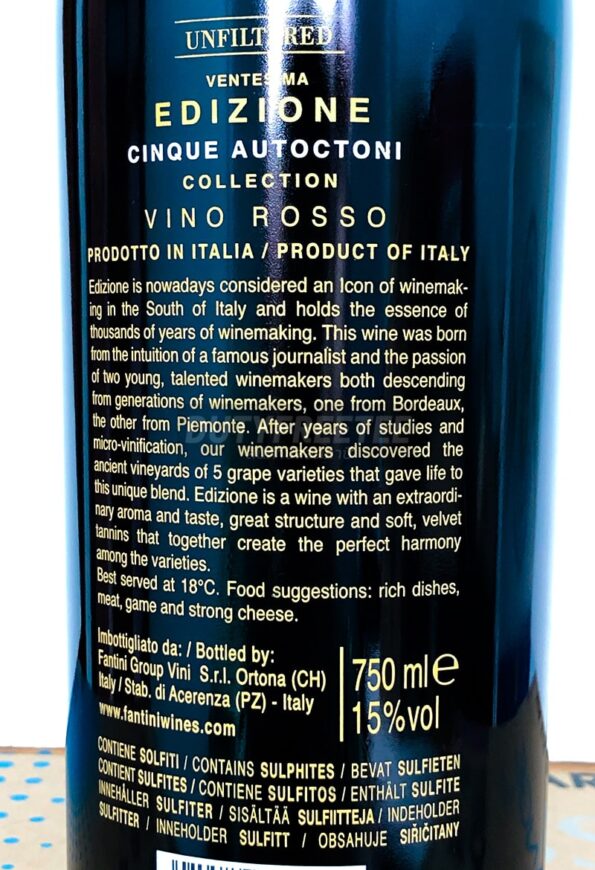Edizione Cinque Autoctoni Collection 20 Limited Release - Image 3