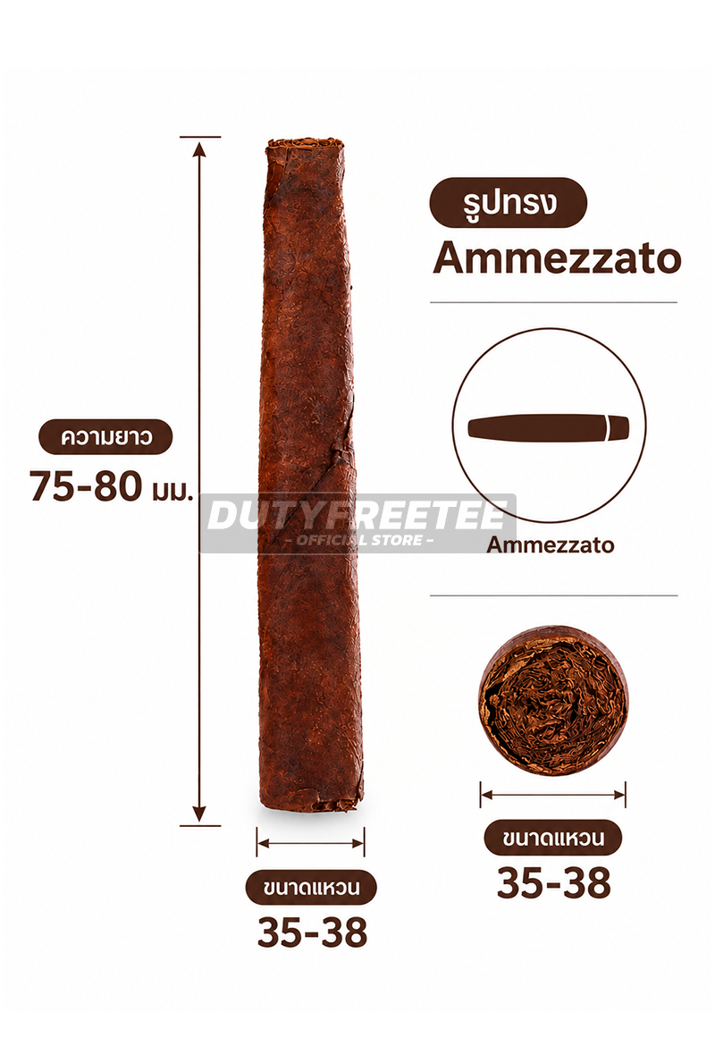 toscanello size roll